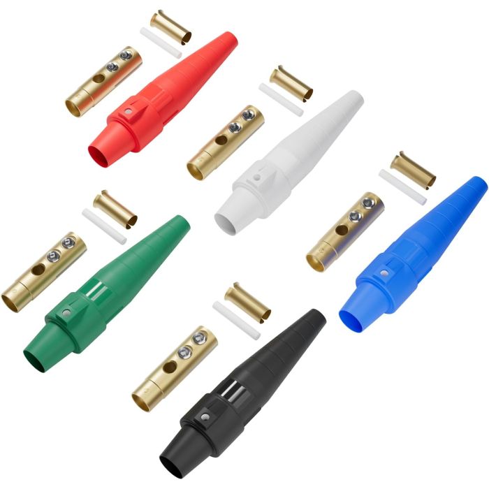 5 conectores Cam Lock hembra 400A para energía