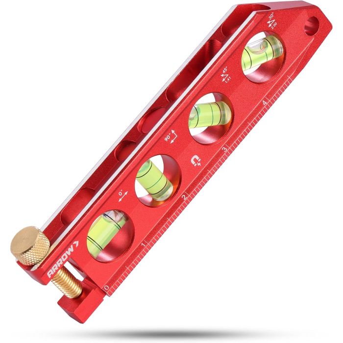 Nivel Torpedo Magnético ARROW 6.3 Pulgadas con Escalas Métrica y SAE