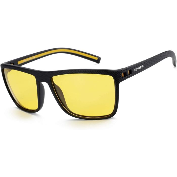 ZENOTTIC Gafas de Sol Polarizadas Hombre TR90 Ligero Protección UV400