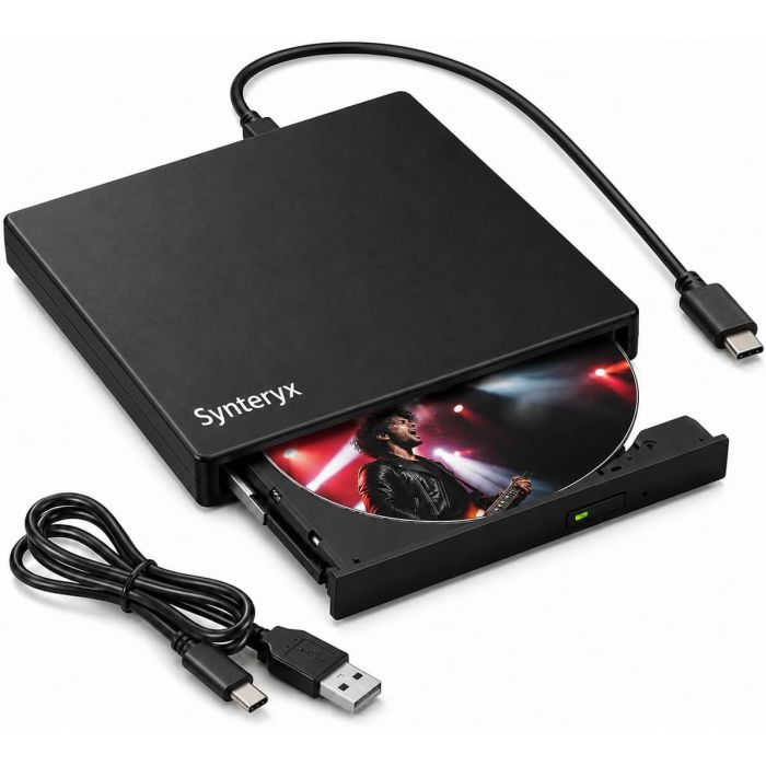 Lectora y grabadora externa de CDs y DVDs 2 en 1 USB