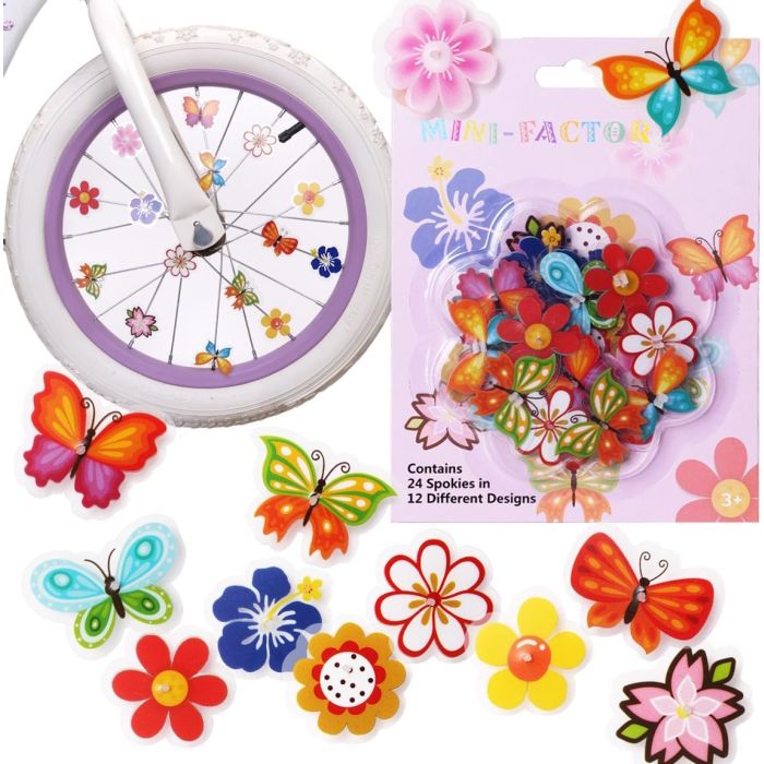 Decoraciones para Radios de Bicicleta 24 Piezas