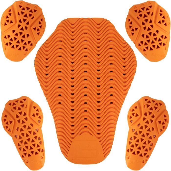 Chaleco protector moto CE Nivel 2, set 5 piezas