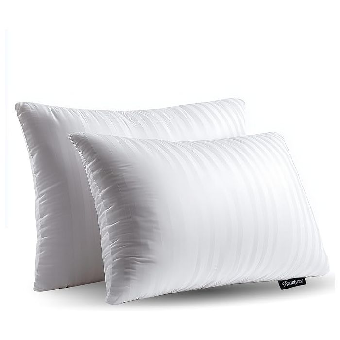Set 2 Almohadas Pluma y Duvet Queen Suave