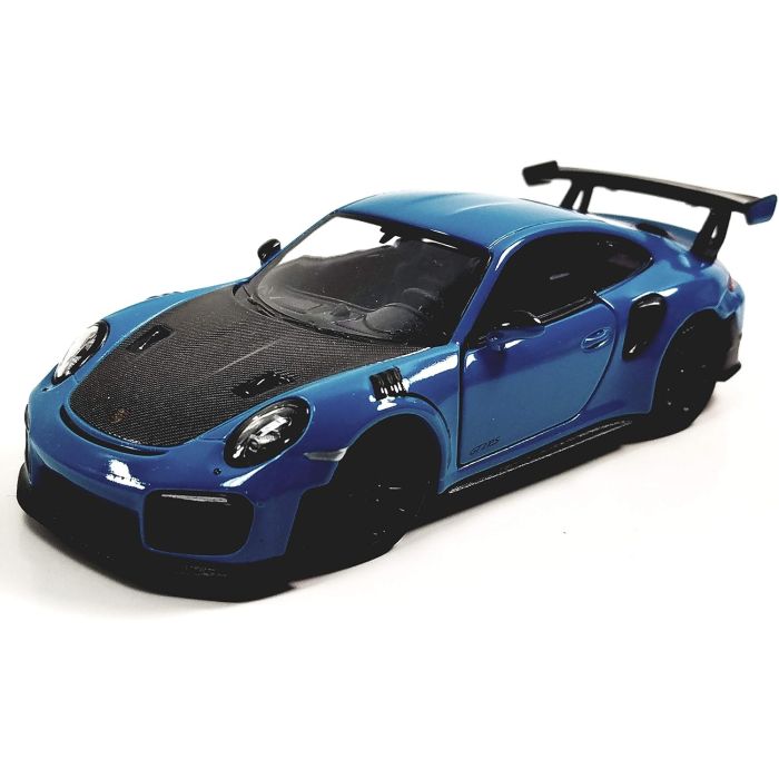 KiNSMART Porsche 911 GT2 RS Azul 1:36 Modelo Diecast Metal