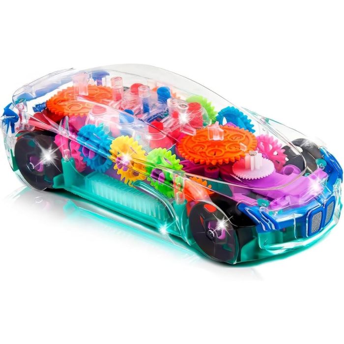 ArtCreativity Auto Sensorial Transparente con Luces y Música