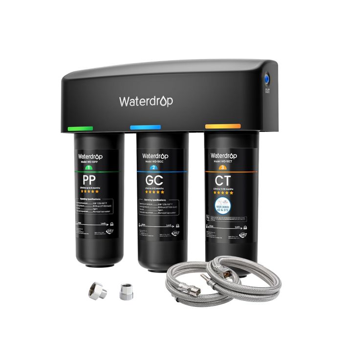 Sistema de Filtración de Agua Bajo Lavabo Waterdrop TSA 8 Capas