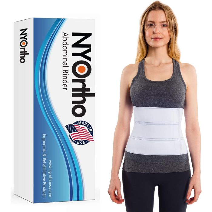 Faja abdominal postquirúrgica NYOrtho para hombre y mujer