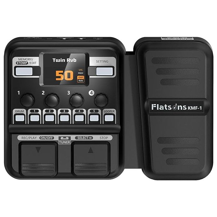 Pedal De Efectos flatsons KMF-1 Multiefecto con 77 Efectos