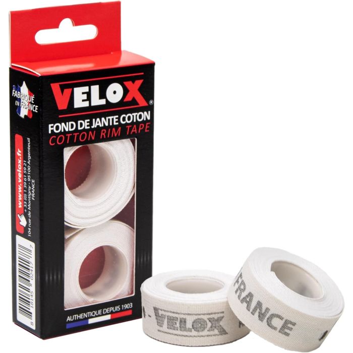 Velox cinta para llanta blanca 16 mm x 2 m pack 2