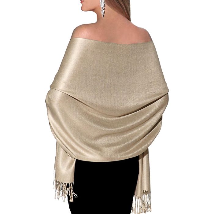 Pashmina para Vestidos de Noche, Chal Suave Grande