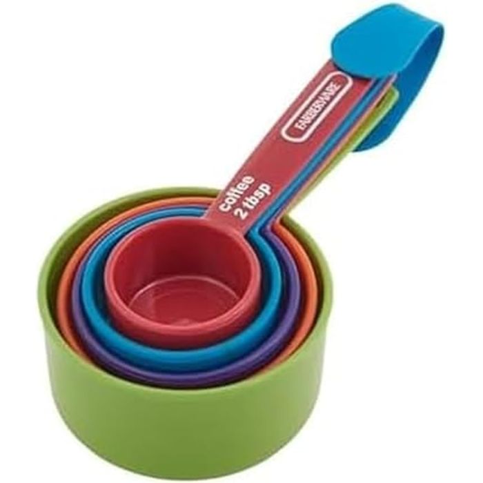 Set de 5 Tazas Medidoras Farberware Plástico Multicolor