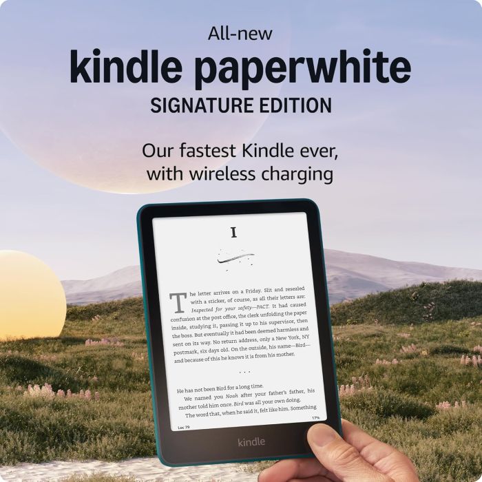 Amazon Kindle Paperwhite Bundle con funda y dock jade