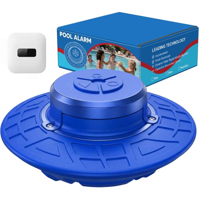 Alarma Flotante para Piscinas con Sirena 110dB Azul
