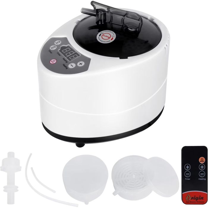 Generador De Vapor Sauna 3L 1200W Control Remoto Acero Inoxidable