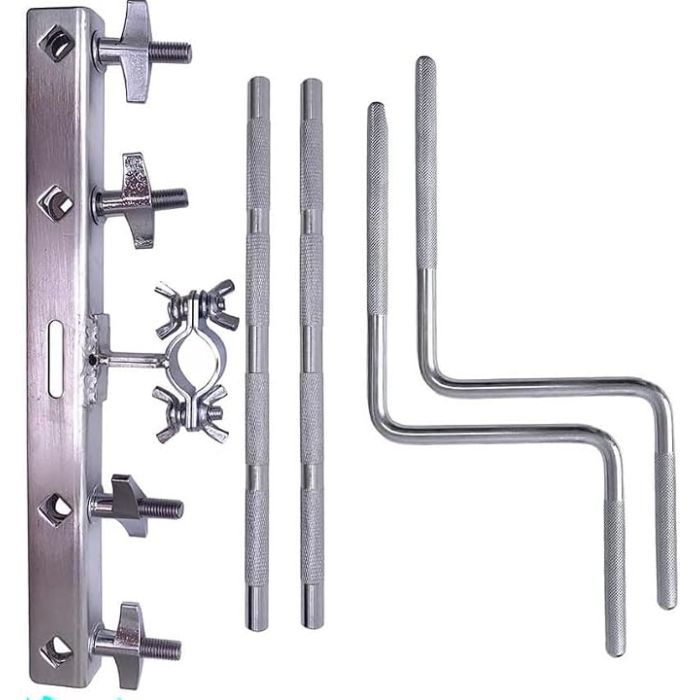 Sujeción para cowbell con soporte de percusión y brazo Z