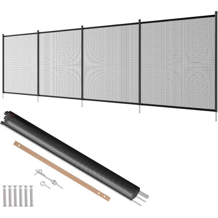 Valla para piscina 4 x 12 FT fácil instalación
