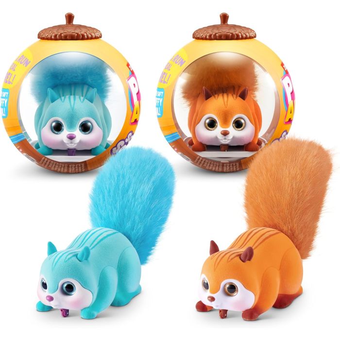 Pets Alive Ardilla Interactiva Azul y Naranja 2 Pack