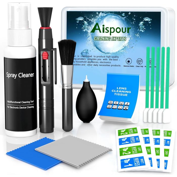 Kit de Limpieza para Lentes de Cámara 10 en 1