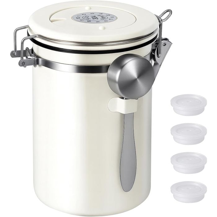 Kirecoo Canister Acero Inoxidable 22 oz para Café, Cereal, Azúcar, Té