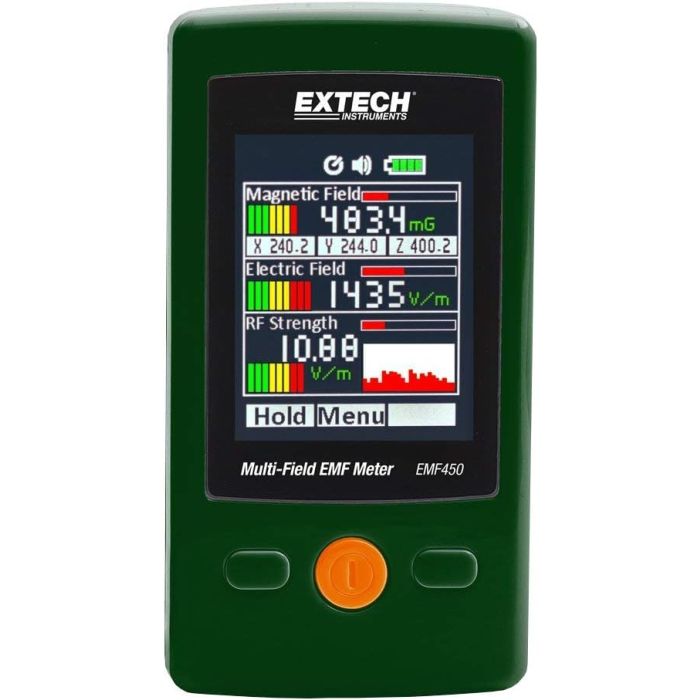 Medidor de campos electromagnéticos Extech EMF450