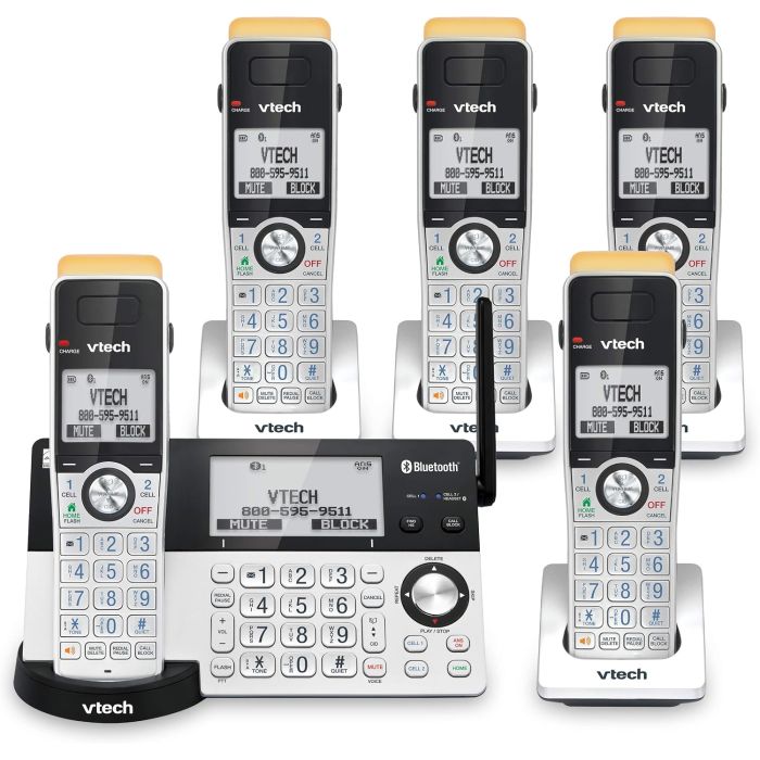 VTech IS8151-5 Teléfono Inalámbrico 5 Auriculares DECT 6.0