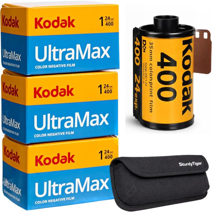 Kodak Ultramax 400 película 35mm 3 rollos