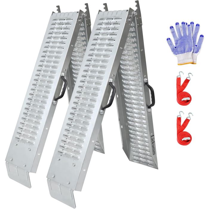 Rampas de carga LIEKUMM 74" 880 lb, plegables, para camión y remolque