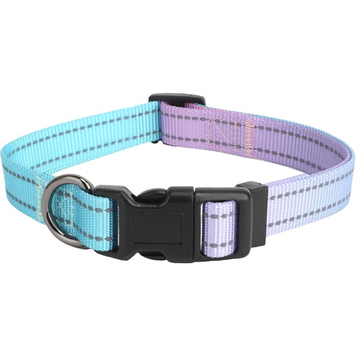 Collar Reflectante para Perro Ajustable Nailon Suave XS