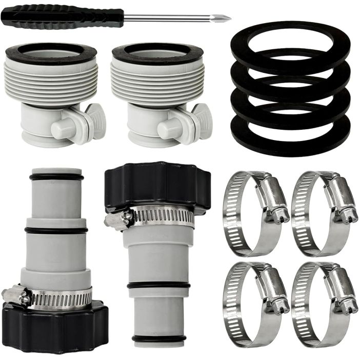 Adaptadores para manguera de piscina pack 4
