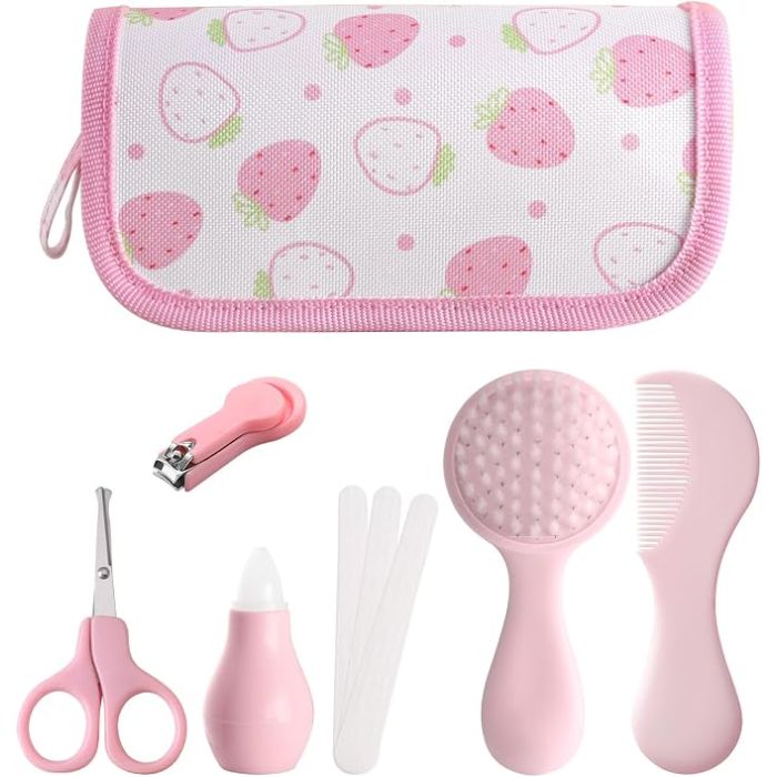 Set Cuidado Bebé 6 Piezas Rosa
