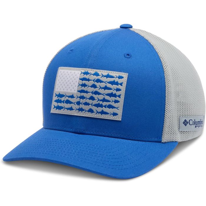 Columbia Unisex Adult PFG Logo Mesh Ball Cap