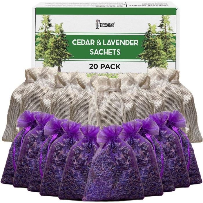 Bolsitas de Cedro y Lavanda Professor Killamoth (20 Unidades)