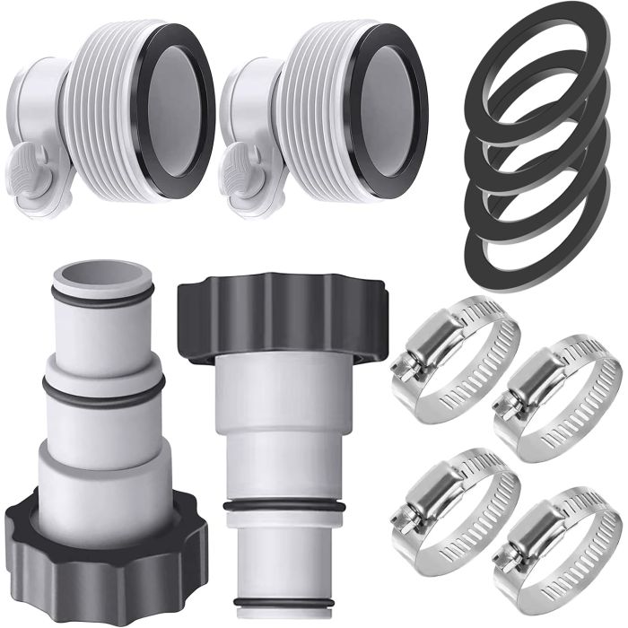 Adaptador para Manguera de Piscina 4 Pack 2 Tipos