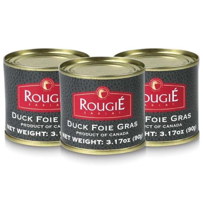 Foie Gras de Pato Rougie Pack X3 90g