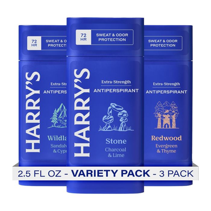 Harry's Antitranspirante Desodorante para Hombre, Paquete Variado