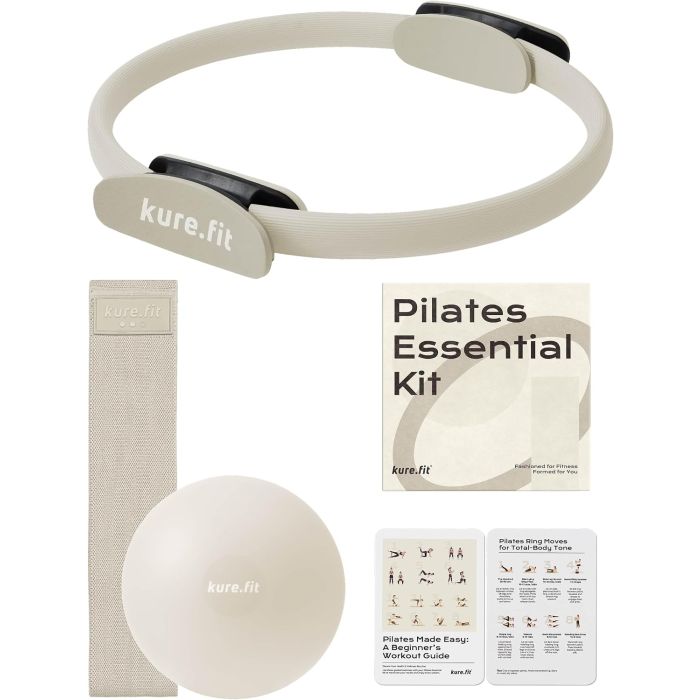 Kit de Pilates para Mujeres con Anillo, Pelota y Bandas de Resistencia