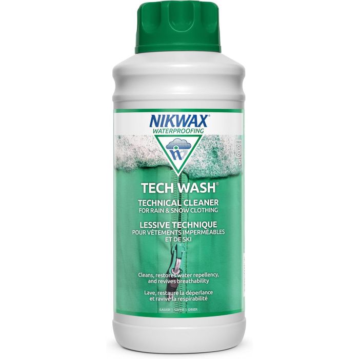 Nikwax Tech Wash 34 fl. oz Limpiador Técnico para Chaquetas y Exteriores
