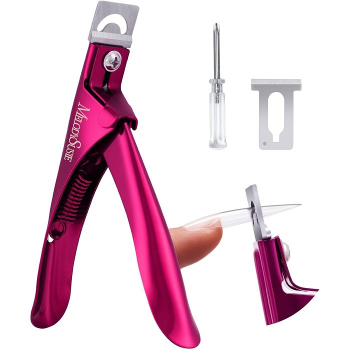 MelodySusie Cortauñas Acrílico Ajustable Acero Inoxidable
