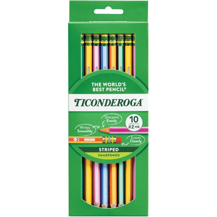 Lápices Ticonderoga X13910 HB Grafito 10 unidades
