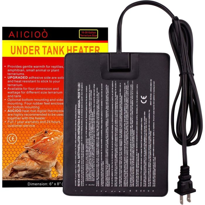 Almohadilla Térmica para Reptiles Aiicioo 8W 6x8 pulgadas