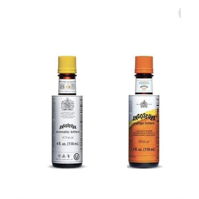 Angostura Bitters Original y Naranja Combo Pack 4oz