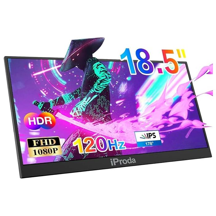 Monitor Portátil Extensor 18.5 FHD 1080P 120Hz para Laptop P