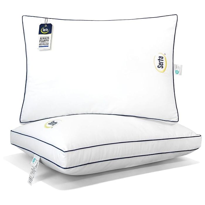 Set 2 Almohadas Fibra Poliéster Queen Ajustables