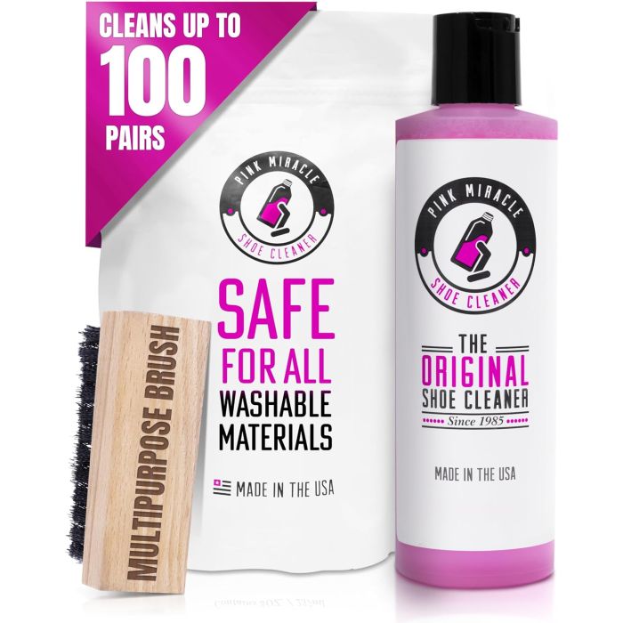 Kit Limpiador Pink Miracle para Calzado con Cepillo