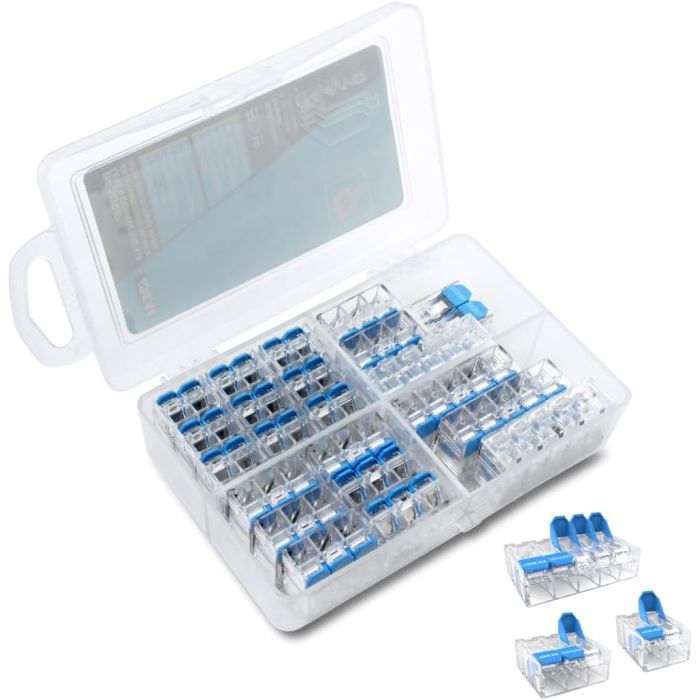 Kit de conectores de palanca Ideal Electrical 22 piezas 10 AWG