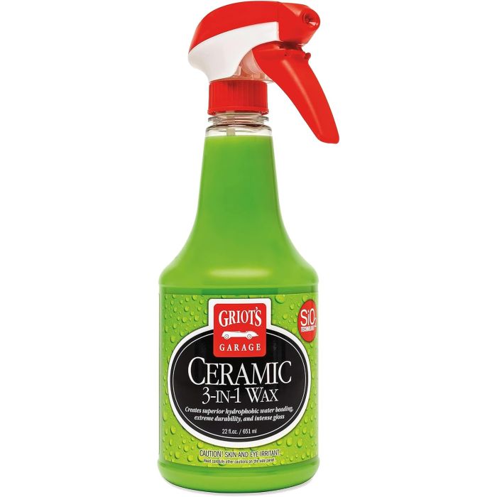 Cera Cerámica 3 en 1 SiO2 en Spray para Autos 22 oz
