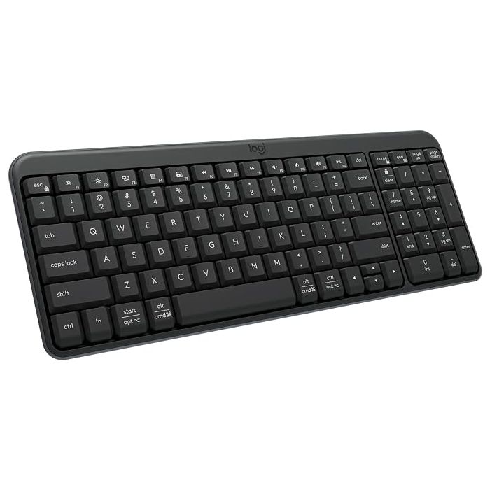 Teclado Logitech K250 Inalámbrico Bluetooth con Numpad Compa