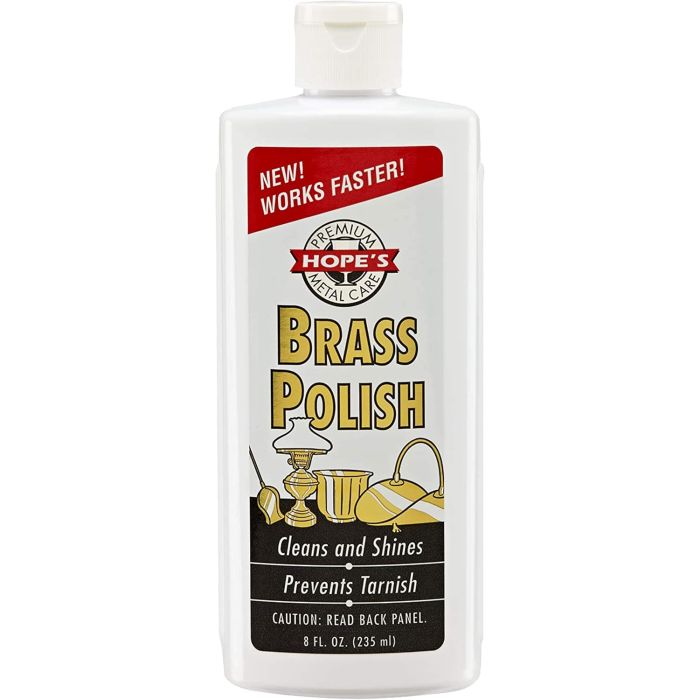 Hope's Limpiador y Pulidor para Latón - Elimina Manchas - 8 Fl Oz