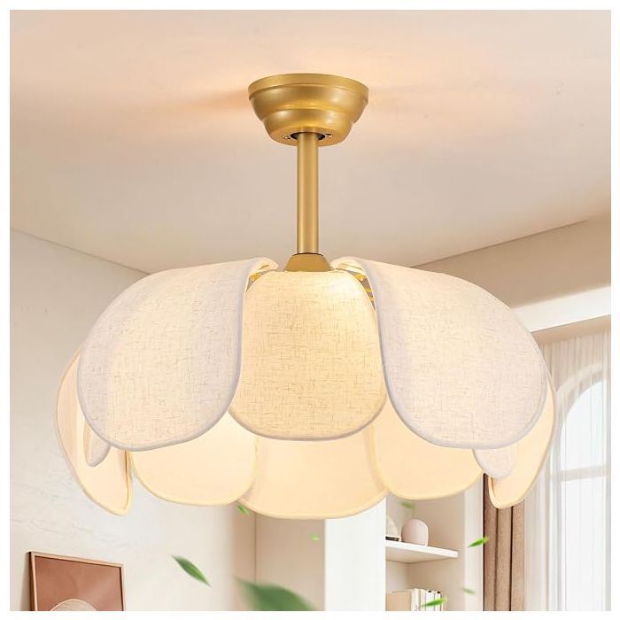 Ventilador de Techo 26 Pulgadas Con Luz y Control Remoto 110