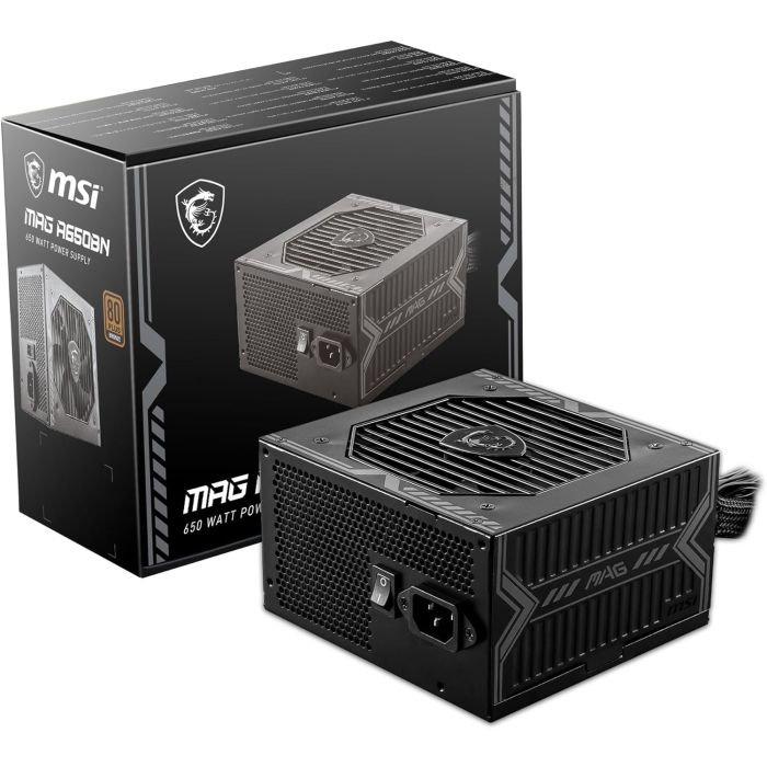 MSI MAG A650BN Fuente de Alimentación 650W 80+ Bronze No Modular
